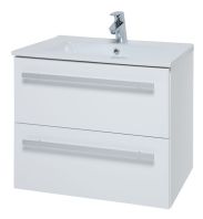 Vanity unit Bidar 37, colour: Glossy White - 50 x 62 x 45 cm (H x W x D)