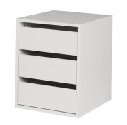 Drawer insert for Farsala and Thiva series, Colour: White - Measurements: 52 x 40 x 50 cm (H x W x D)