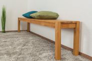 Wooden Nature 134 solid beech heartwood bench - 200 x 33 cm (L x W)