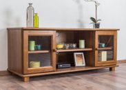 TV cabinet solid pine solid oak 004 - Dimensions 55 x 136 x 47 cm (H x W x D)