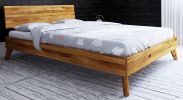 Double bed Timaru 01 solid oiled Wild Oak - Lying area: 160 x 200 cm (w x l)