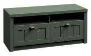 Bench with storage Segnas 05, Colour: Green - 49 x 111 x 43 cm (h x w x d)