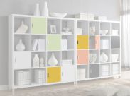 Door for shelf Salima, Colour: Yellow - Measurements: 33 x 33 x 9 cm (H x W x D)