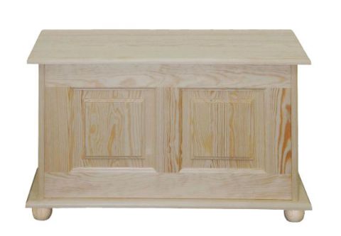 Chest solid pine solid wood natural 181 - Dimensions 87 x 50 x 46 cm 
