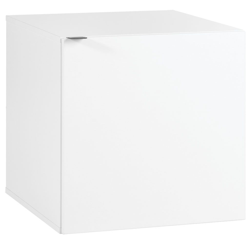 Bedside table Marincho 64, Colour: White - Measurements: 53 x 54 x 53 cm (h x w x d)