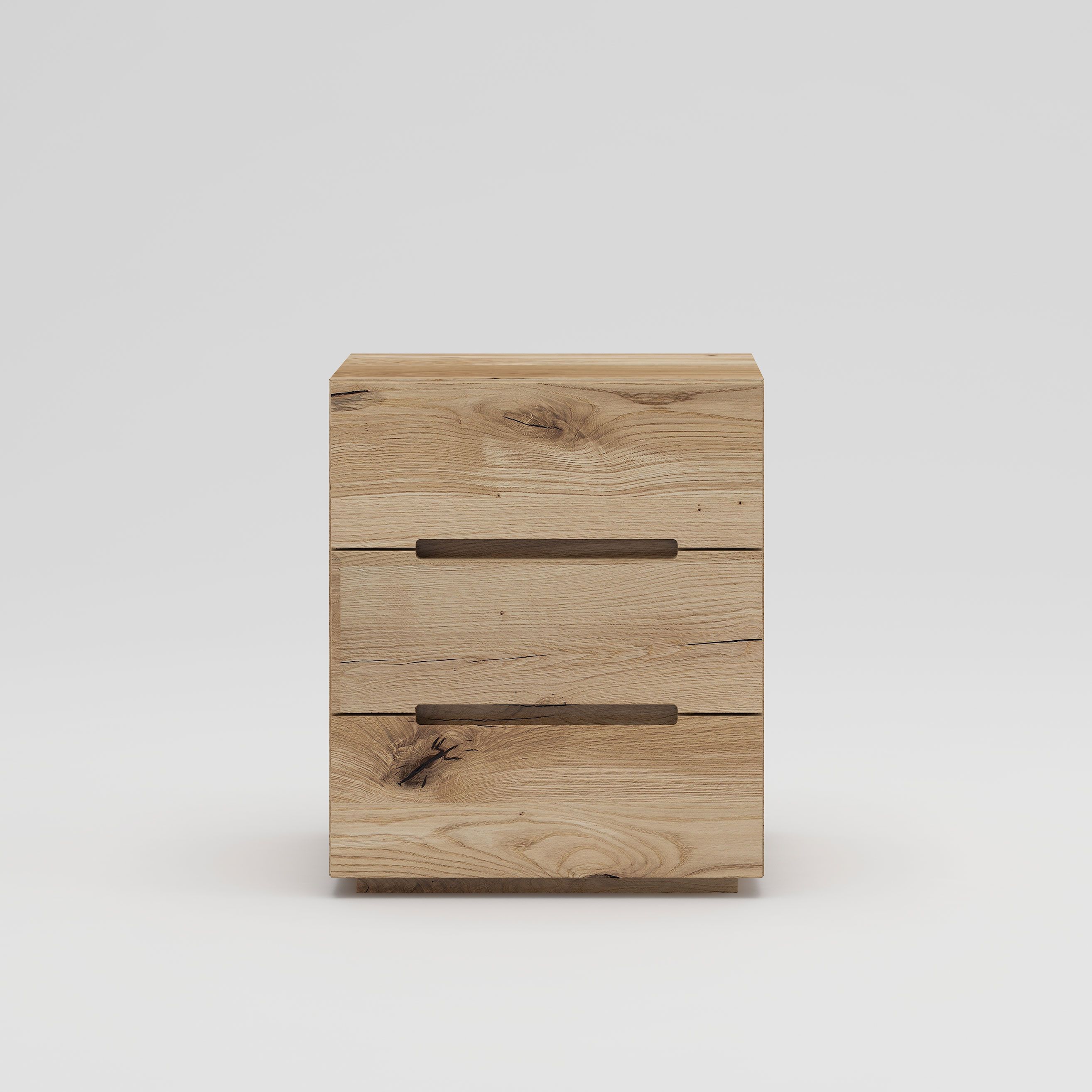 Bedside cabinet Arinsal 05 solid oiled oak - Dimensions: 60 x 50 x 40 (H x W x D)