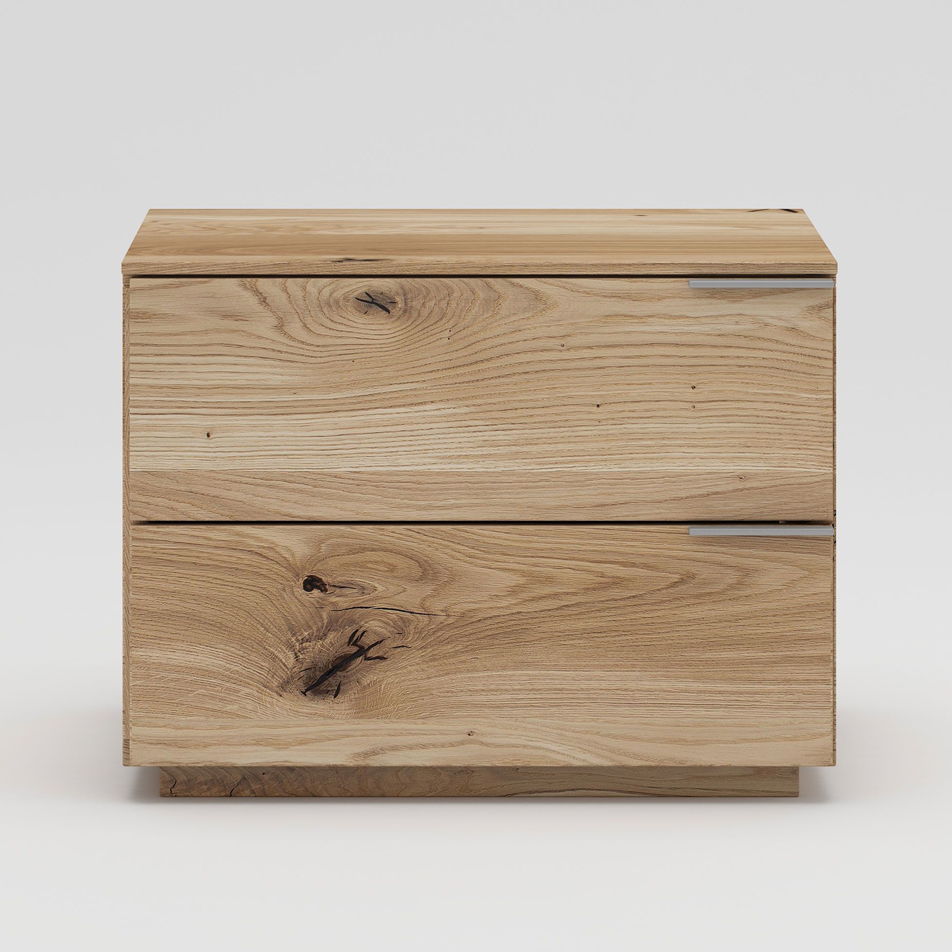 Bedside cabinet Vila 01 solid oiled oak - Dimensions: 45 x 60 x 38 (H x W x D)