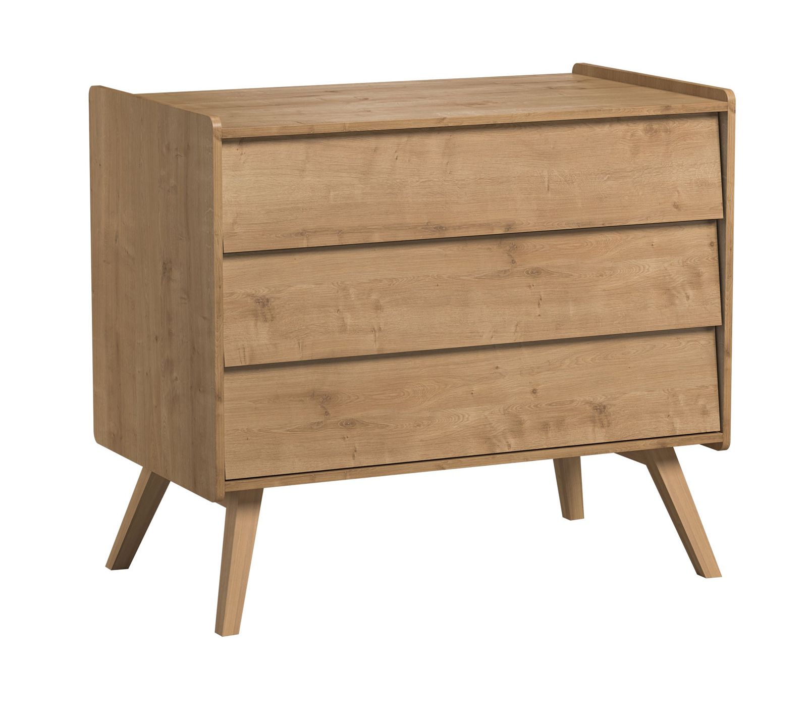 Dresser Jorinde 03, Colour: Oak - Measurements: 90 x 100 x 59 cm (h x w x d)