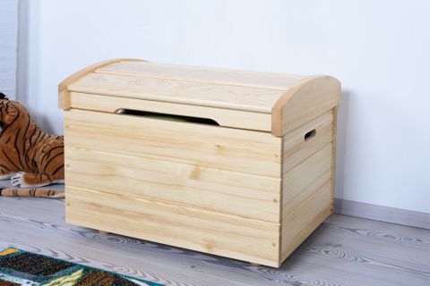 Chest solid pine solid wood natural 005 - Dimensions: 55 x 77.5 x 49 cm (H x W x D)