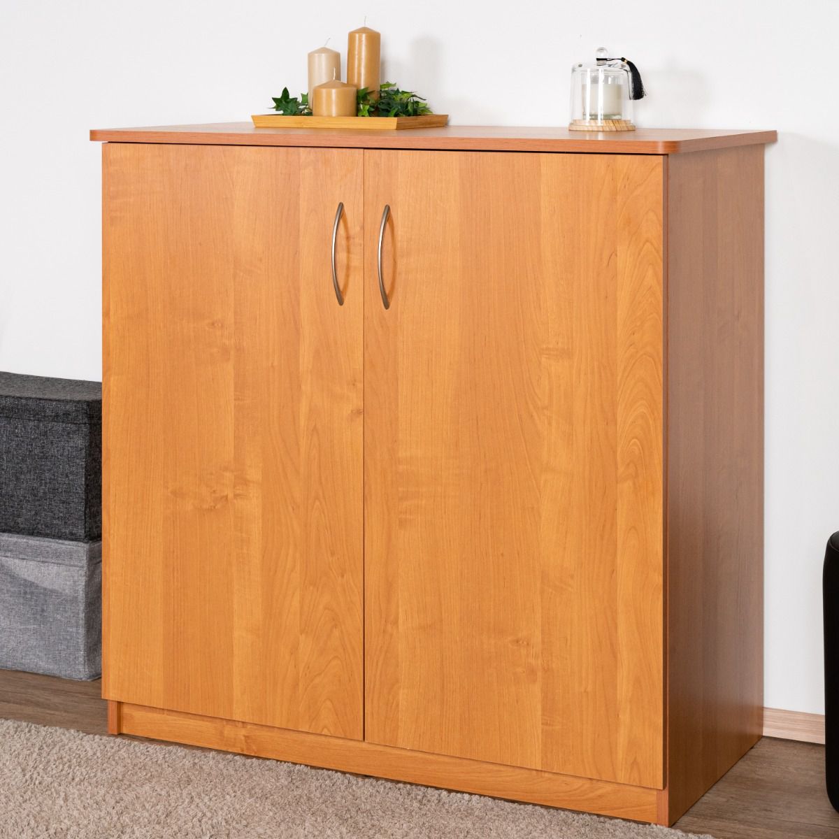 Chest of drawers Kebumen 29, Colour: Alder - Measurements: 100 x 102 x 50 cm (H x W x D)