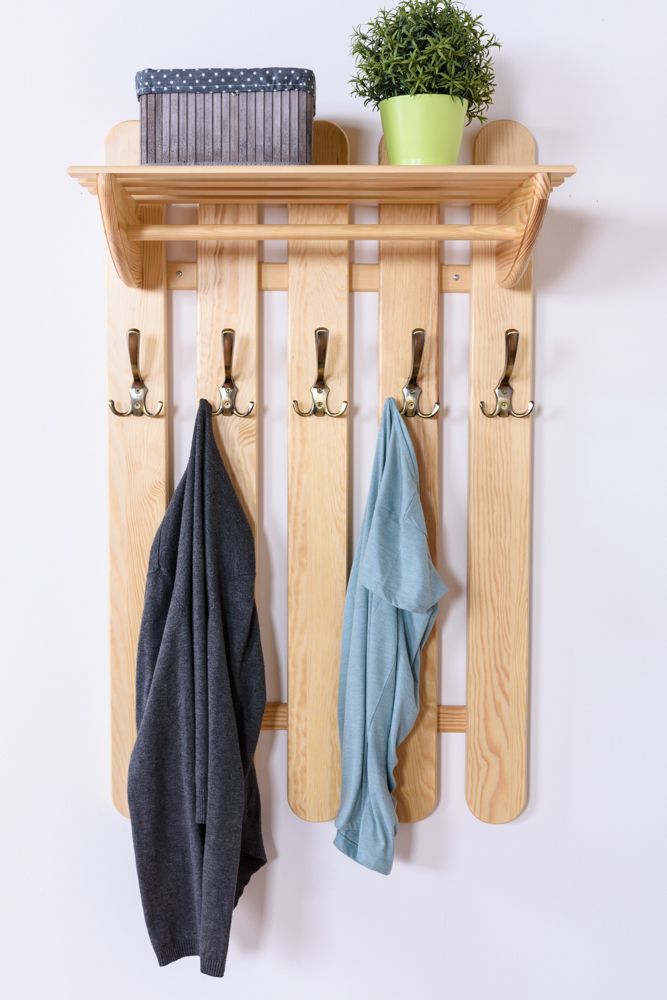 Wardrobe solid pine solid wood natural Junco 348 - Dimensions: 100 x 60 x 31.5 cm (H x W x D)