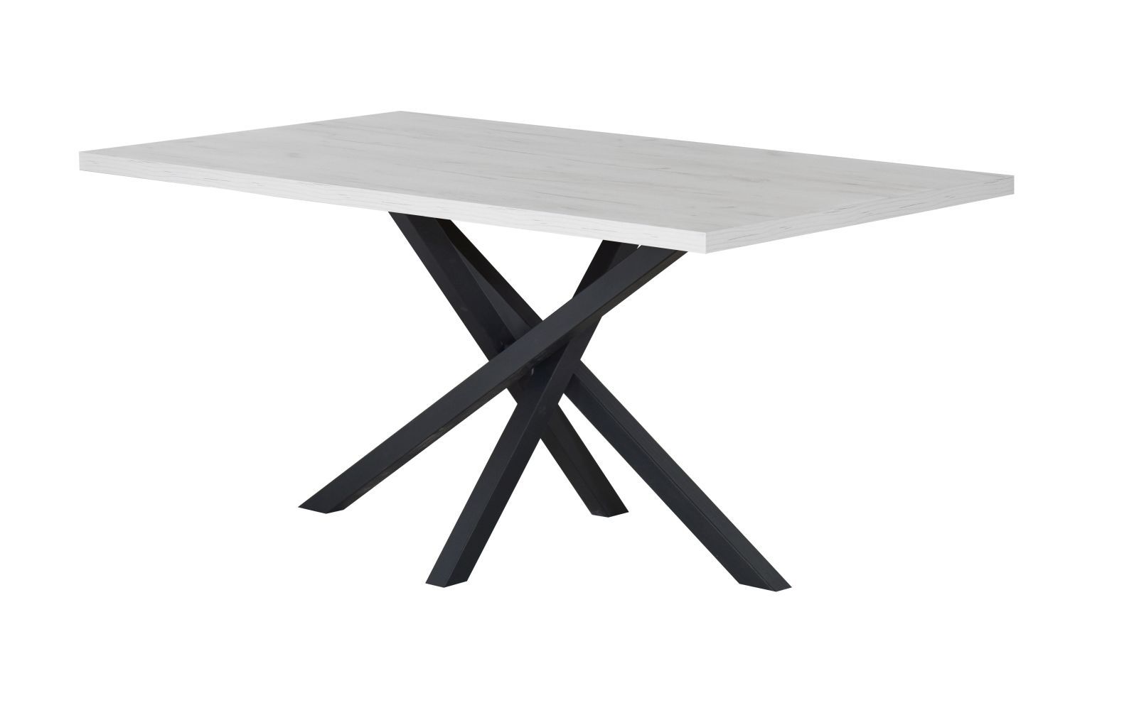 Dining table Ourense 02, Colour: White Oak - 160 x 90 cm (W x D)