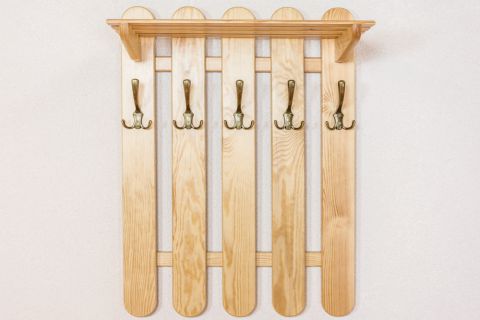 Wardrobe solid pine solid wood natural Junco 352 - Dimensions: 60 x 60 x 29 cm (H x W x D)