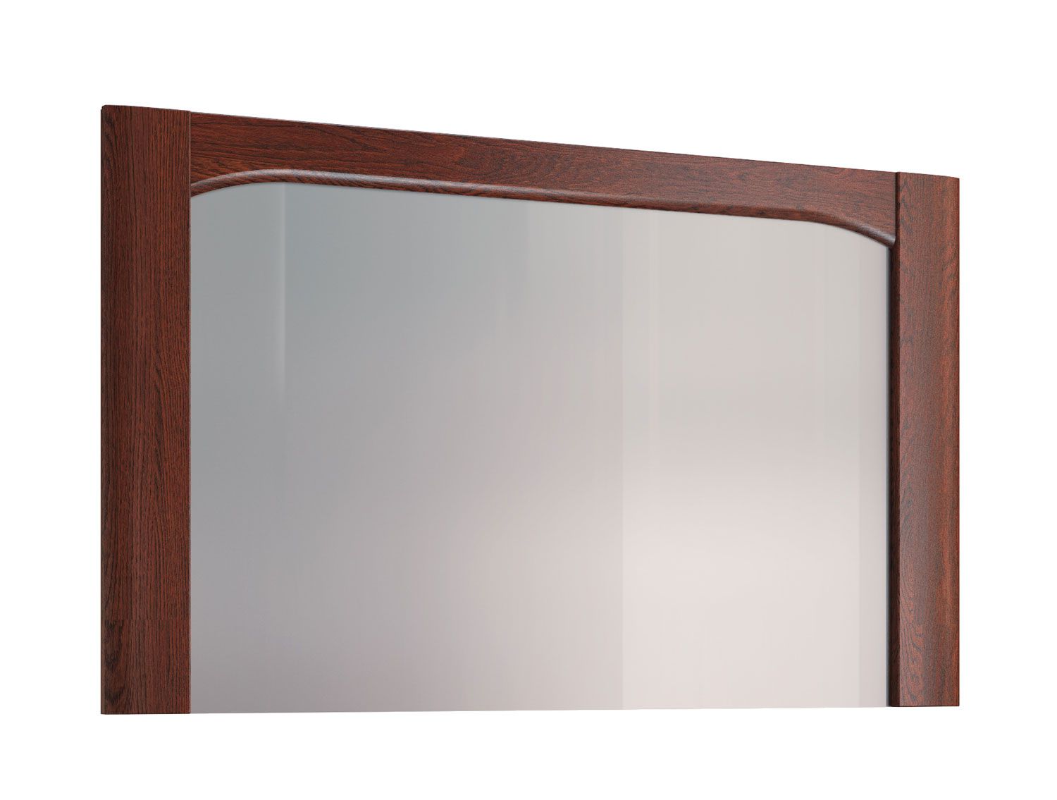 Simple mirror with wooden frame Krasno 35, solid oak, dimensions: 70 x 115 x 4 cm, perfect for the dressing table