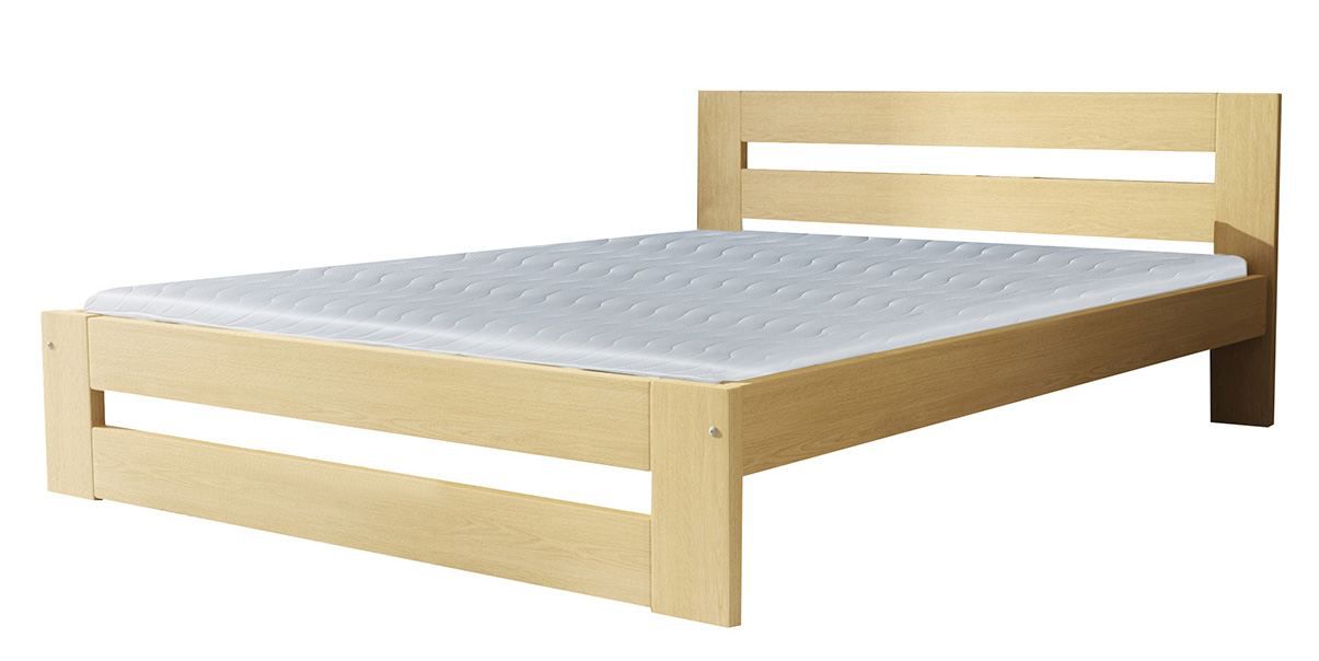 Kid bed Milo 37 incl. slatted frame, Colour: Nature, solid wood - 140 x 200 cm (W x L)