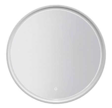 Mirror Dhule 13, Colour: White - 80 x 80 cm (h x w)