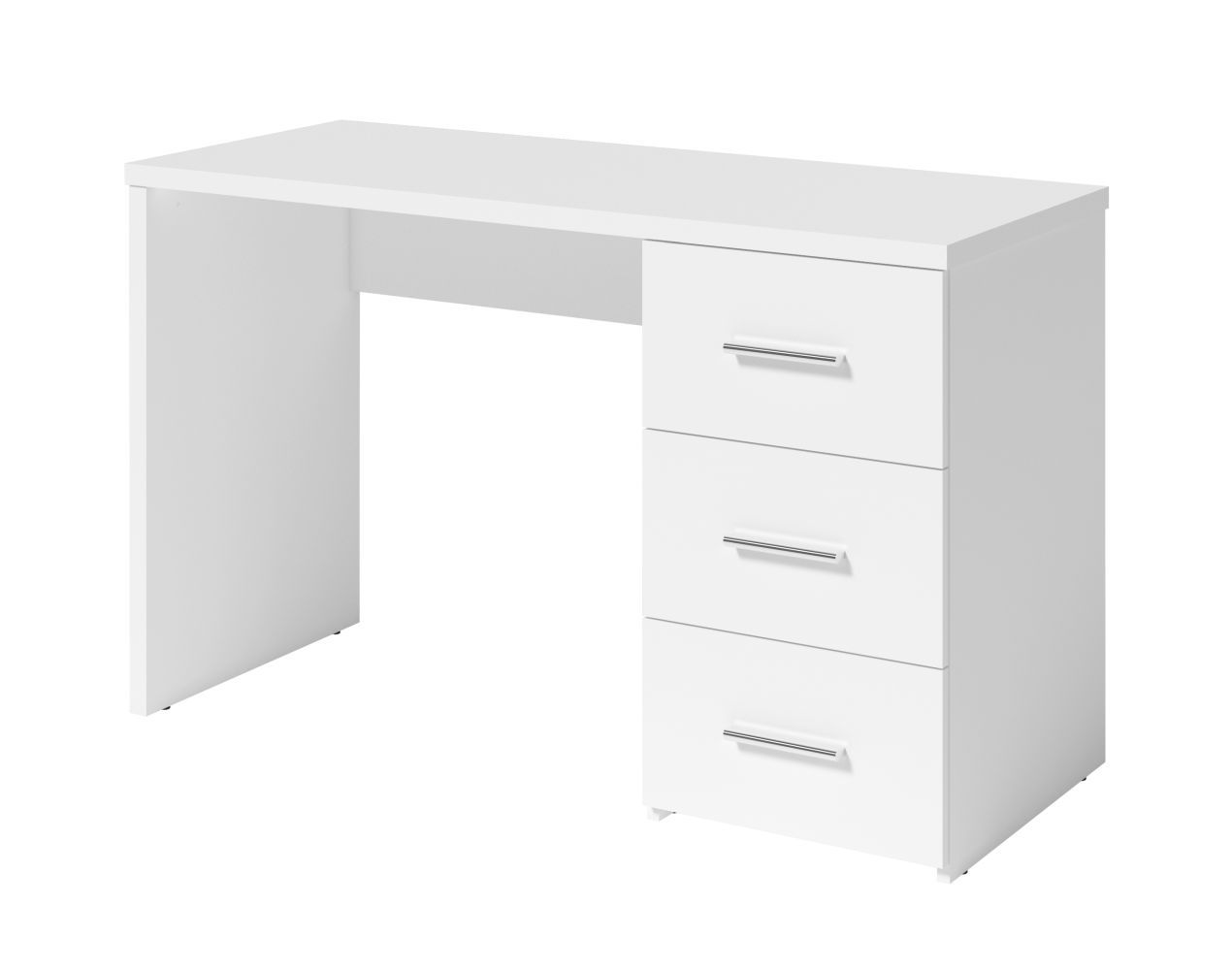 Desk Moschato, Colour: White - Measurements: 75 x 120 x 53 cm (H x W x D)