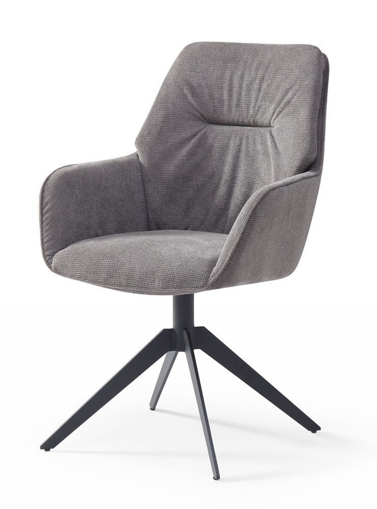 Swivel Chair Maridi 265, Colour: Grey - Measurements: 91 x 49 x 62 cm (H x W x D)