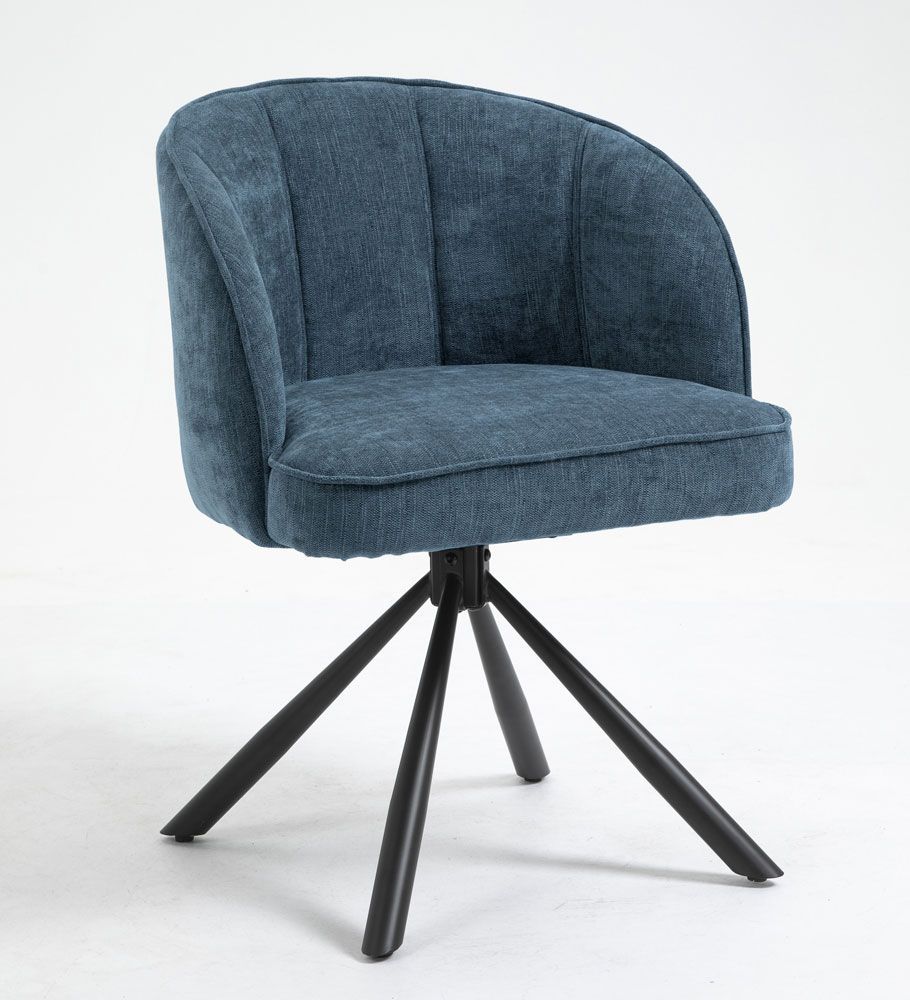 Swivel Chair Maridi 269, Colour: Blue - Measurements: 82 x 62 x 62 cm (H x W x D)