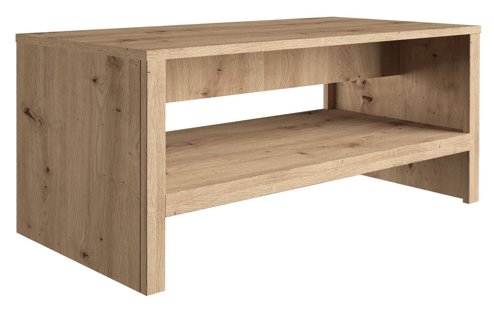 Coffee table Ortstock 10, Colour: Oak - 120 x 60 x 52 cm (W x D x H)