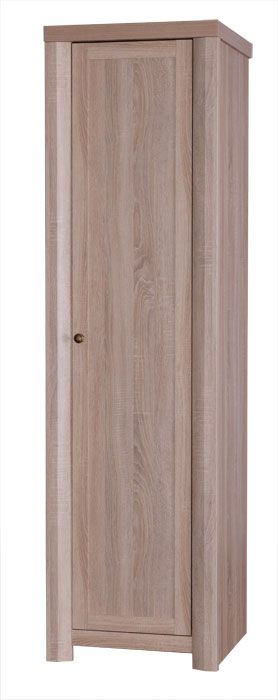 Drehtürenschrank / Kleiderschrank Dagana 02, Farbe: Eiche Sonoma - 197 x 54 x 55 cm (H x B x T)