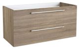 Vanity unit Rajkot 64, Colour: Oak - 50 x 99 x 45 cm (H x W x D)