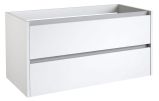 Vanity unit Kolkata 67, colour: Glossy White - 50 x 100 x 46 cm (h x w x d)