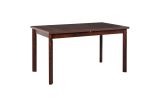 DAINIS dining room table in walnut, dimensions 80 x 120/150 cm (W x D), table top height 32 mm, laminate table top scratch-resistant, easy to combine