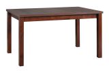 SMEITA dining table in walnut, simple design, space for up to 8 people, dimensions 80 x 140/180 (W x D), exclusive design, easy to combine