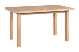 Oak-colored TAISIA dining table, easy to combine, plenty of space, dimensions 80 x 140/180 cm (W x D), table top height of 32 mm, sturdy wooden legs