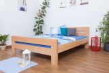 Double bed "Easy Premium Line" K6,160 x 200 cm solid beech wood nature