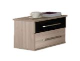 Bedside table "Patras" 2 pieces, Cardiff Cherry - Measurements: 36 x 43 x 40 cm (H x W x D)