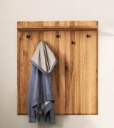 Wardrobe Kumeu 59 solid beech oiled - Measurements: 90 x 77 x 20 cm (H x W x D)