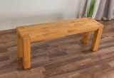 Wooden Nature 133 solid beech heartwood bench - 120 x 33 cm (L x W)