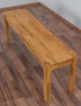 Wooden Nature 134 solid oak bench - 140 x 33 cm (L x W)
