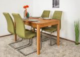 Wooden Nature dining table 116 solid oiled beech heartwood - 120 - 160 x 80 cm (W x D)