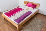 Wooden Nature 01 youth bed, solid oiled beech heartwood - Lying surface 140 x 200 cm (W x L) 