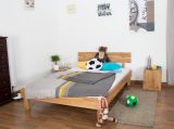 Wooden Nature 03 youth bed, solid oiled oak - Lying surface 140 x 200 cm (W x L) 