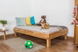 Wooden Nature 04 youth bed, solid oiled oak - lying surface 90 x 200 cm (W x L) 