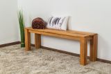 Wooden Nature 132 solid beech heartwood bench - 140 x 33 cm (L x W)