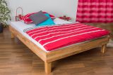 Wooden Nature 04 youth bed, oiled solid beech heartwood - Lying surface 140 x 200 cm (W x L) 