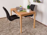 Wooden Nature 118 solid oiled beech heartwood dining table - 110 x 70 cm (W x D)