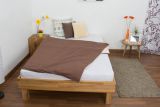 Wooden Nature 04 youth bed, solid oiled oak - Lying surface 120 x 200 cm (W x L) 