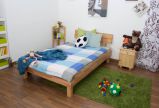 Wooden Nature 01 youth bed oiled beech heartwood - Lying surface 120 x 200 cm (W x L) 