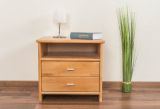 Bedside cabinet Wooden Nature 136 solid beech heartwood - 50 x 53 x 43 cm (H x W x D)