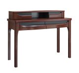 Solid oak desk Krasno 34, push-to-open function, dimensions: 95 x 120 x 52 cm, two drawers, simple and timeless design