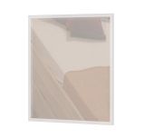 Mirror Lepa 23, Colour: White - Measurements: 87 x 79 x 2 cm (H x W x D)