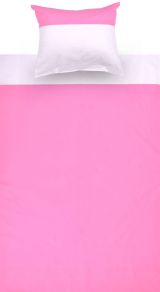 Children - Bed linen 2-piece - Color:Pink/White