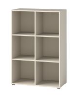 Shelf Maräne 04, Color: Beige - Dimensions: 117 x 80 x 38 cm (H x W x D)