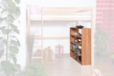 Bookcase Dominik solid beech wood natural